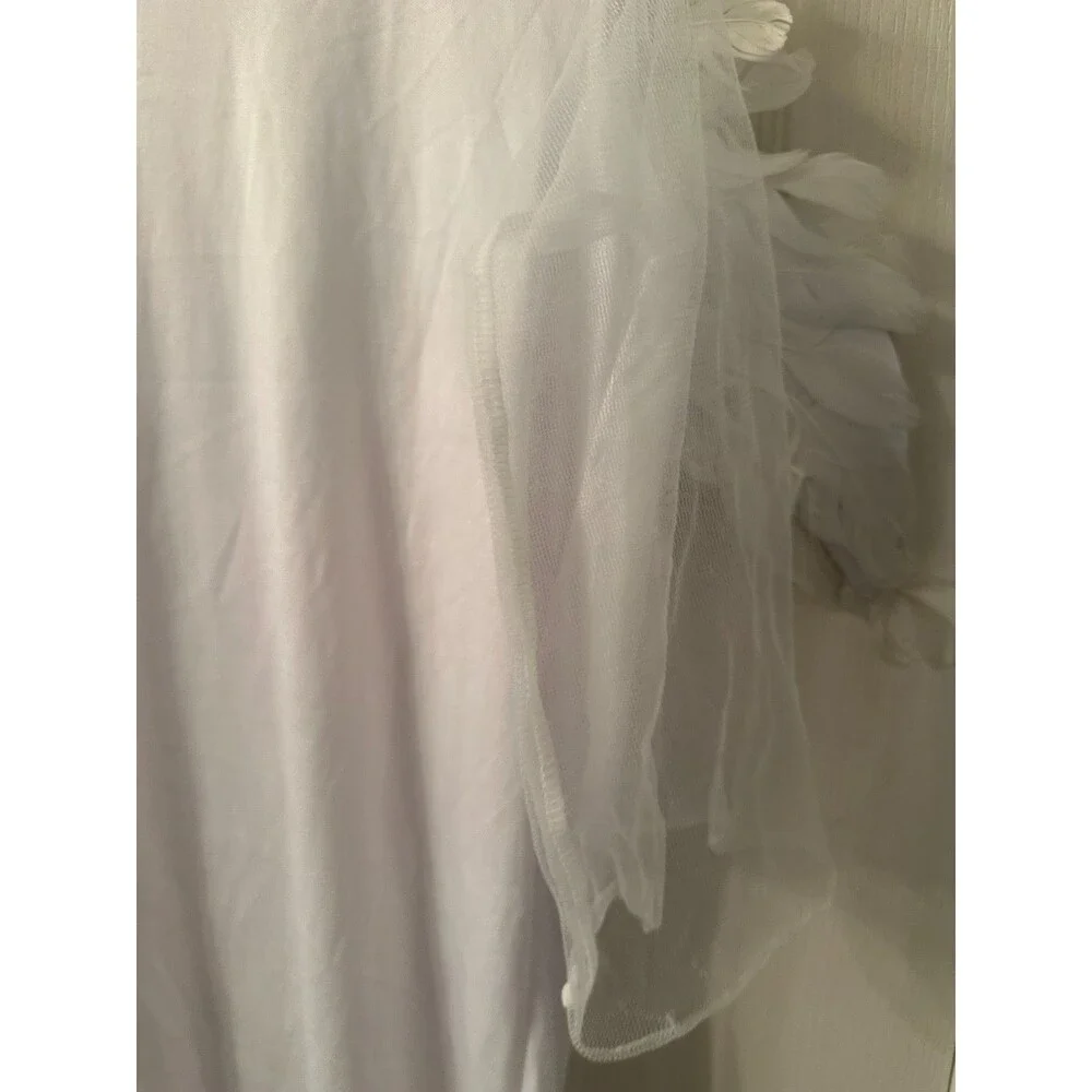 Girl's Angel Costume Includes Lighted Wings Size Medium 7/8‎